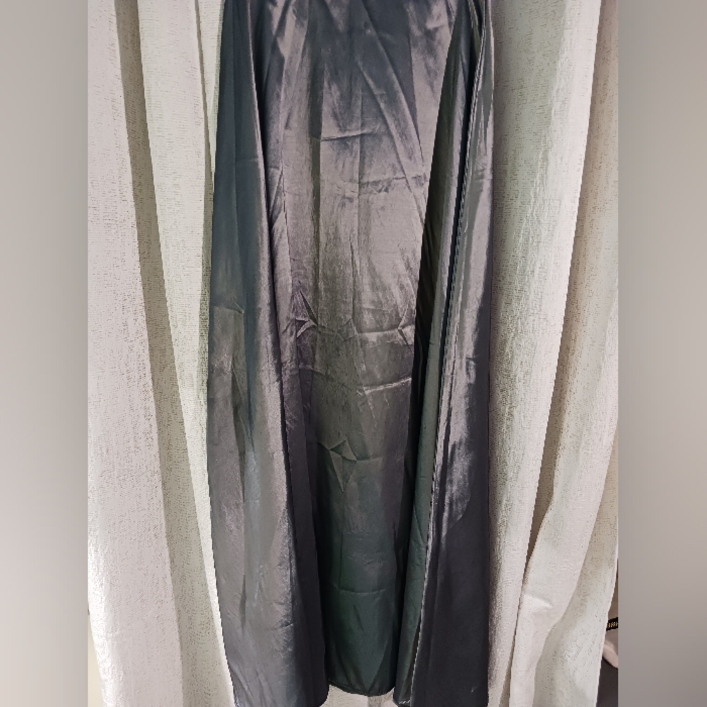 VINTAGE Fanny Collection silver pewter full circle skirt womens small